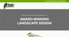 Desktop Screenshot of naturesaccentslandscape.com